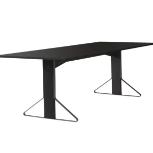 HAY Tische-Artek Kaari REB 001 Tisch, schwarzes Linoleum/schwarze Eiche