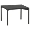 Miniforms Tische-Artek Kiki Tisch (niedrig), 60 × 60 cm, Schwarz, Schwarzes Linoleum
