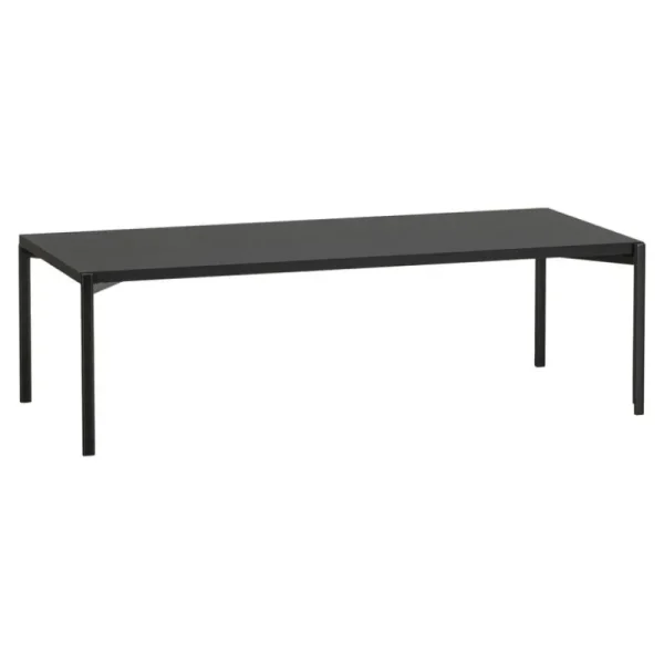 Sibast Tische-Artek Kiki Tisch, niedrig, 140 × 60 cm, Schwarz - schwarzes Linoleum