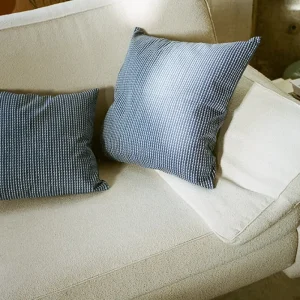 Artek Kissen^Kissenbezug Rivi, 40 x 40 cm, blau – weiß