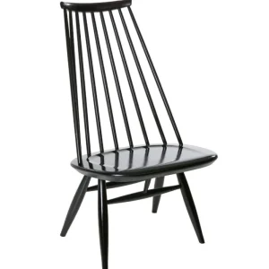 Muuto Sitzgelegenheiten-Artek Mademoiselle Loungesessel, schwarz