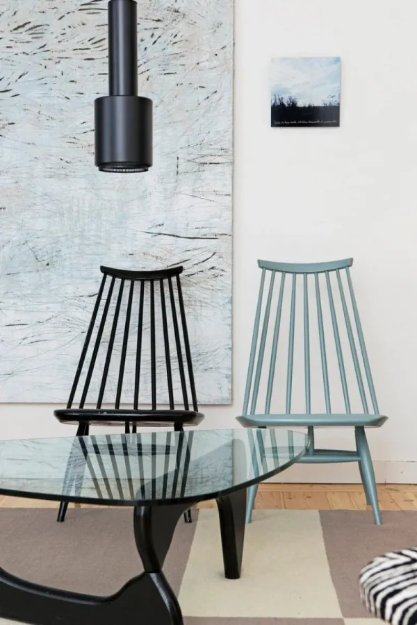 Muuto Sitzgelegenheiten-Artek Mademoiselle Loungesessel, schwarz