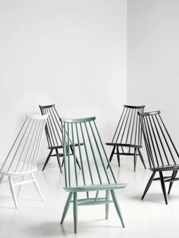 Muuto Sitzgelegenheiten-Artek Mademoiselle Loungesessel, schwarz