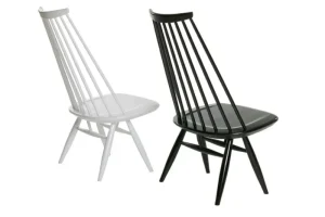 Muuto Sitzgelegenheiten-Artek Mademoiselle Loungesessel, schwarz
