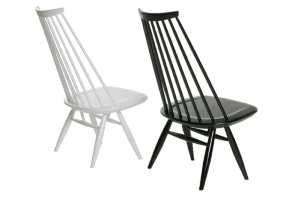 Muuto Sitzgelegenheiten-Artek Mademoiselle Loungesessel, schwarz