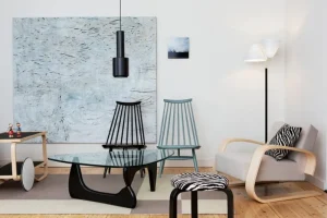 Muuto Sitzgelegenheiten-Artek Mademoiselle Loungesessel, schwarz