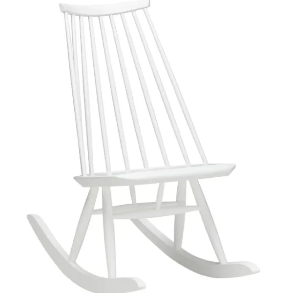 Knoll Sitzgelegenheiten-Artek Mademoiselle Schaukelstuhl, weiß