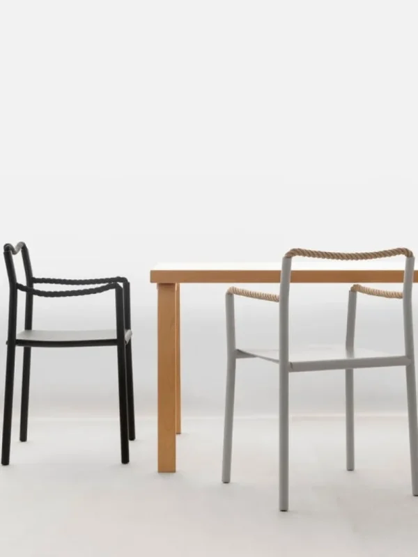 Vitra Sitzgelegenheiten-Artek Rope Sessel, hellgrau
