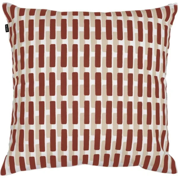 Artek Kissen^Siena Kissenbezug, 50 x 50 cm, Ziegelrot – Sandbeige