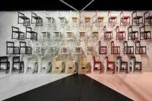 Viccarbe Sitzgelegenheiten-Artek Stuhl Atelier, Esche lackiert
