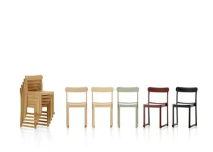 Viccarbe Sitzgelegenheiten-Artek Stuhl Atelier, Esche lackiert