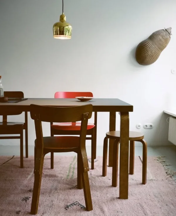 Normann Copenhagen Sitzgelegenheiten-Artek Stuhl Domus, Walnuss gebeizt
