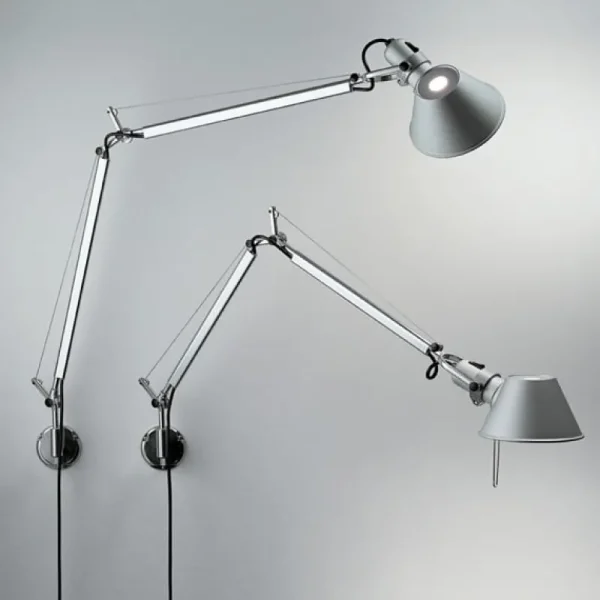 Nemo Lighting Wandleuchten-Artemide Tolomeo Mini Parete Wandleuchte, Aluminium