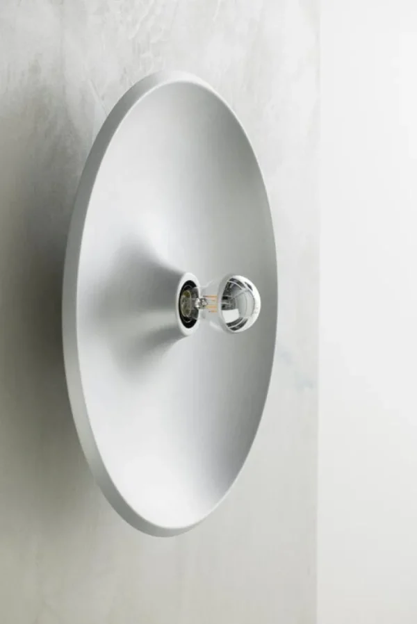 Louis Poulsen Wandleuchten | Deckenleuchten-Astep Model 262 Wandleuchte/Deckenleuchte, satiniertes Aluminium