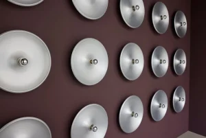Louis Poulsen Wandleuchten | Deckenleuchten-Astep Model 262 Wandleuchte/Deckenleuchte, satiniertes Aluminium