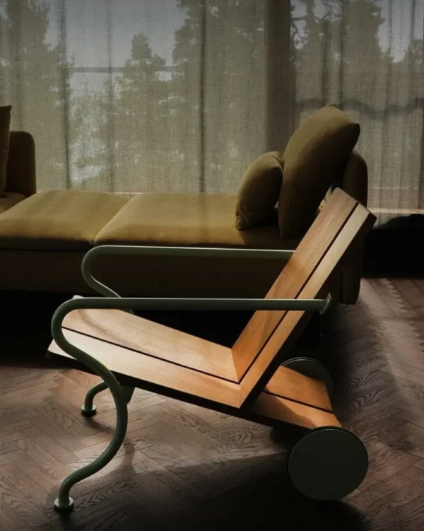 Atelier Sandemar Terrassenmöbel | Sitzgelegenheiten^Oona Liegestuhl, Pistaziengrün