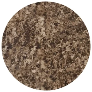 Muuto Tische-Audo Copenhagen Androgyne Marmor-Tischplatte, 65 cm, braun