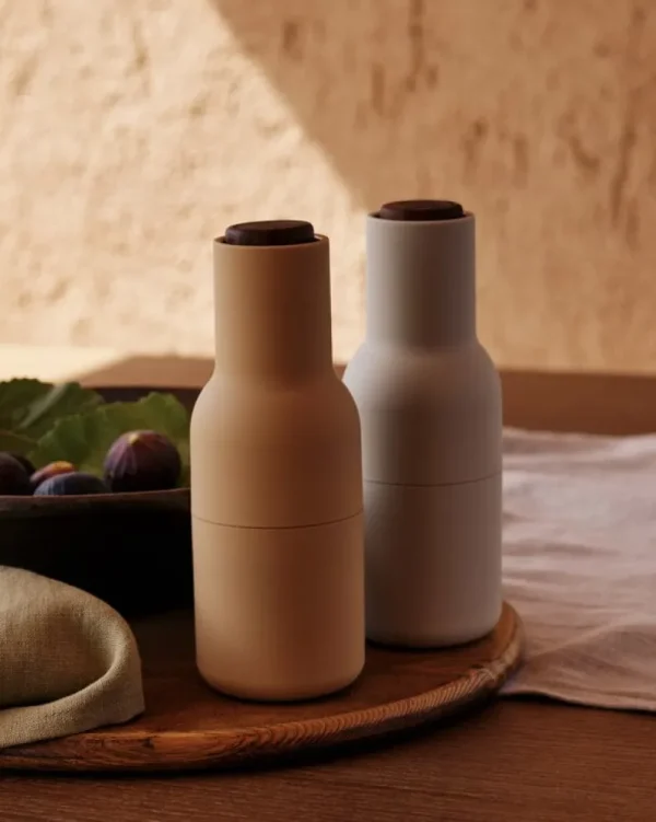 Audo Copenhagen Küchenutensilien^Bottle Gewürzmühle, 2 Stück, Gerstenbraun - Walnuss