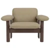 Artek Sitzgelegenheiten-Audo Copenhagen Brasilia Loungesessel, niedrige, dunkel gebeizte Eiche - Bouclé 02