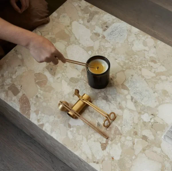 Normann Copenhagen Kerzen Und Kerzenhalter-Audo Copenhagen Clip Kerzenpflegeset, Messing