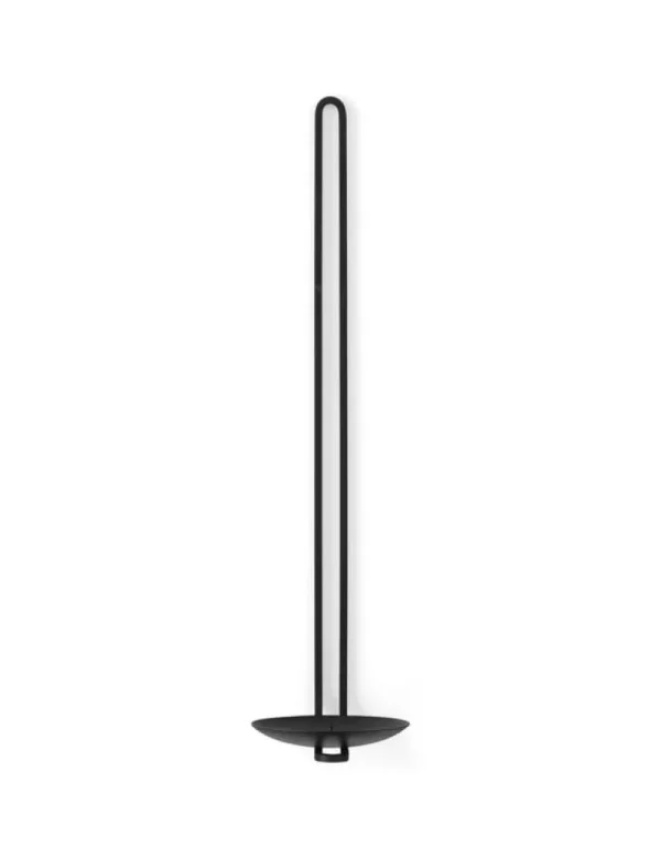 Audo Copenhagen Kerzen Und Kerzenhalter-Clip Wandkerzenhalter, 34 cm, Schwarz