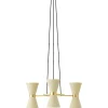 Tom Dixon Deckenleuchten-Audo Copenhagen Collector Kronleuchter 3, Cremeweiß