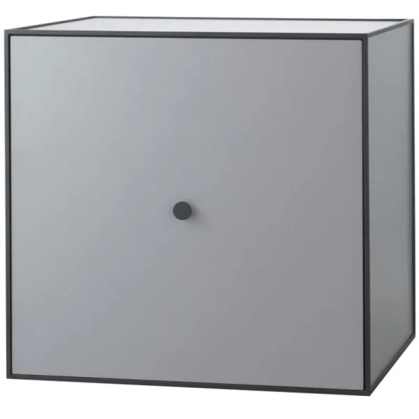 Pedestal Aufbewahrungsmöbel-Audo Copenhagen Frame 49 Box mit Tür, dunkelgrau
