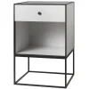 Audo Copenhagen Tische-Frame 49 Sideboard mit 1 Schublade, Hellgrau