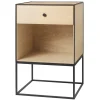 Audo Copenhagen Tische-Frame 49 Sideboard mit 1 Schublade, Eiche