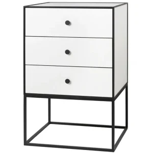 Audo Copenhagen Tische-Frame 49 Sideboard mit 3 Schubladen, Weiß