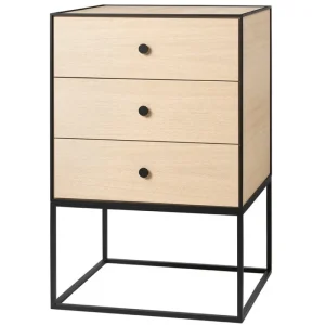 GUBI Tische-Audo Copenhagen Frame 49 Sideboard mit 3 Schubladen, Eiche