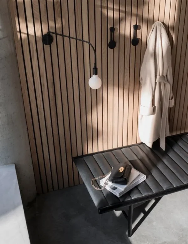 Audo Copenhagen Garderoben Und Kleiderbügel^Garderobe Afteroom, klein, schwarz