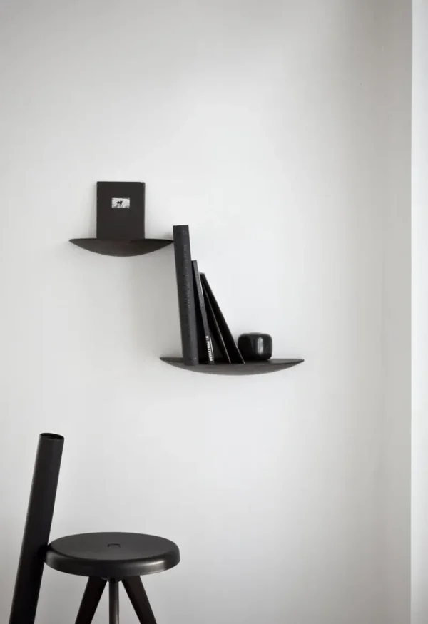 String Furniture Regale-Audo Copenhagen Gridy Fungi Regal, mittelgroß, schwarz