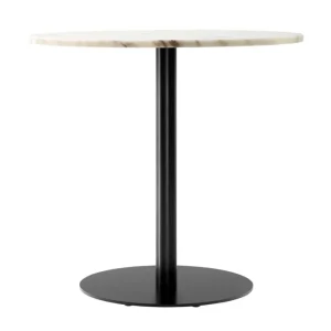 &Tradition Tische-Audo Copenhagen Harbour Column Esstisch, 80 cm, schwarzer Sockel – Estremoz Marm