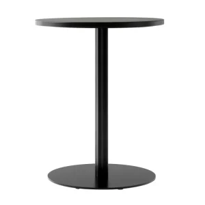 GUBI Tische-Audo Copenhagen Harbour Column Esstisch, 60 cm, schwarzer Sockel – Eiche schwarz