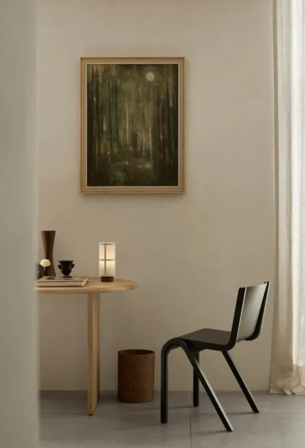 Artek Tischlampen | Tragbare Lampen-Audo Copenhagen Hashira Tischleuchte, tragbar, Rohleinen