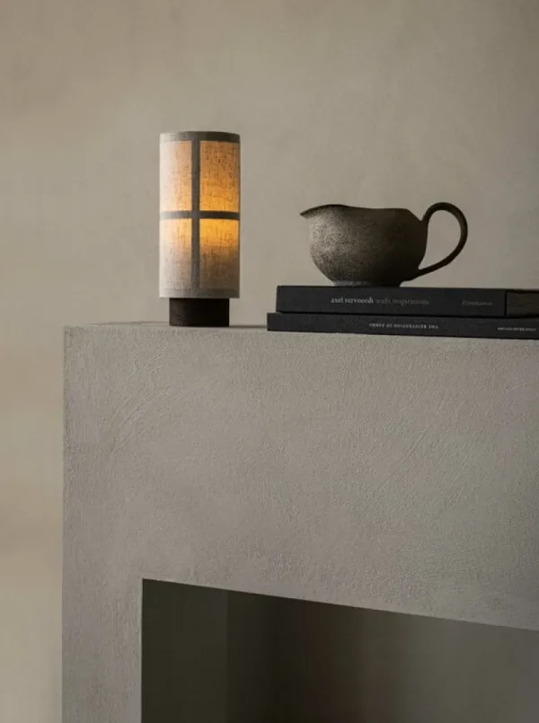 Artek Tischlampen | Tragbare Lampen-Audo Copenhagen Hashira Tischleuchte, tragbar, Rohleinen