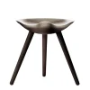 Audo Copenhagen Sitzgelegenheiten-Hocker ML42, 48 cm, Eiche braun geölt