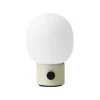 Flos Tischlampen | Tragbare Lampen-Audo Copenhagen JWDA Portable Tischleuchte, Alabasterweiß