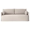 Audo Copenhagen Sofas Und Liegen-Offset 2-Sitzer Sofa mit losem Bezug, Hafer