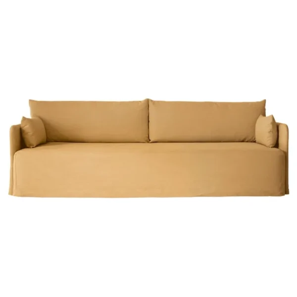 Audo Copenhagen Sofas Und Liegen-Offset 3-Sitzer Sofa mit losem Bezug, Weizen