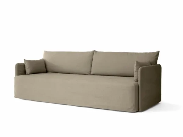 Wendelbo Sofas Und Liegen-Audo Copenhagen Offset 3-Sitzer Sofa mit losem Bezug, Mohnsamen