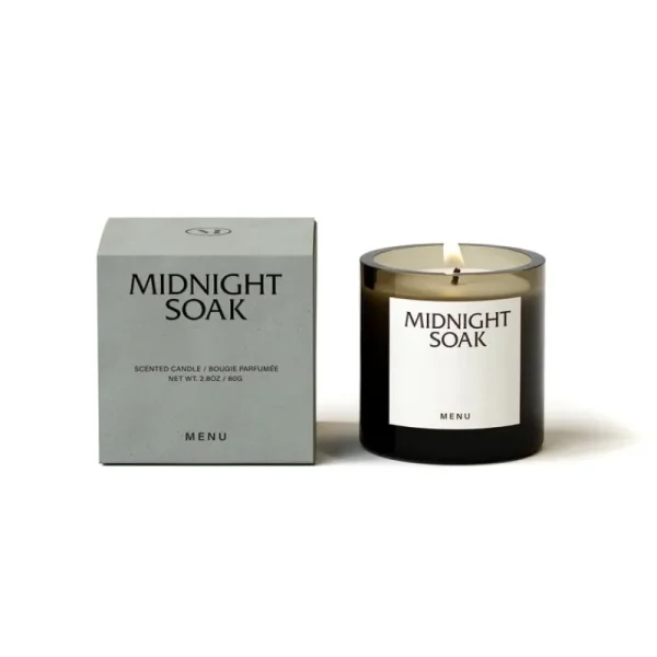 ferm LIVING Kerzen Und Kerzenhalter-Audo Copenhagen Olfacte Duftkerze, 80 g, Midnight Soak