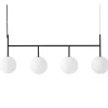 Le Klint Deckenleuchten-Audo Copenhagen Pendelleuchte TR Bulb mit Rahmen, schwarz-opal matt