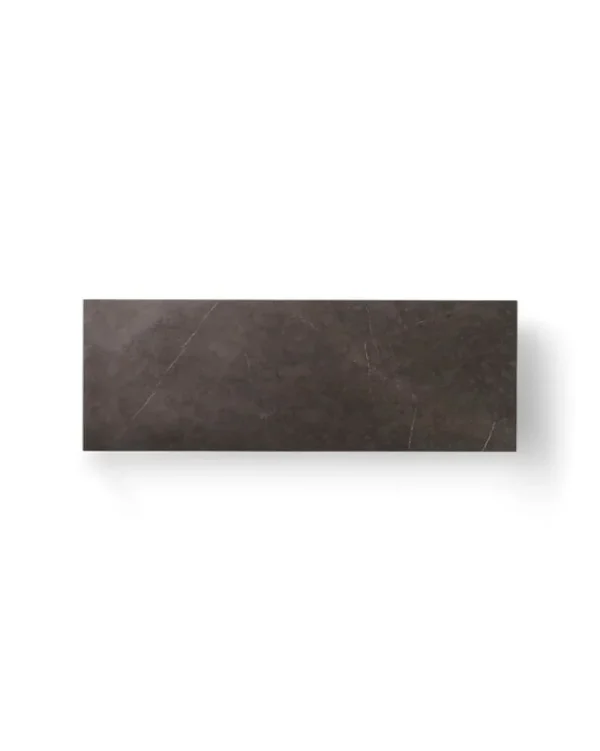 GUBI Tische-Audo Copenhagen Plinth Bridge Tisch, grauer Kendzo-Marmor