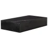 Raawii Tische-Audo Copenhagen Plinth Grand Tisch, schwarzer Marquina-Marmor