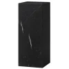 Audo Copenhagen Tische-Plinth Pedestal Säule, schwarzer Marquina-Marmor