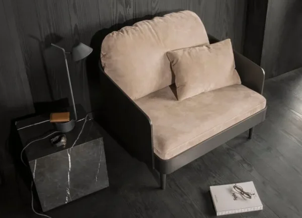 Audo Copenhagen Tische-Plinth Tisch, Würfel, schwarzer Marquina Marmor