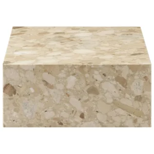 FDB Mu00f8bler Tische-Audo Copenhagen Plinth Tisch, tief, Kunis-Breccia-Marmor