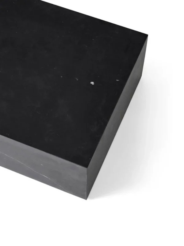 &Tradition Tische-Audo Copenhagen Plith Tisch, niedrig, schwarzer Marquina Marmor